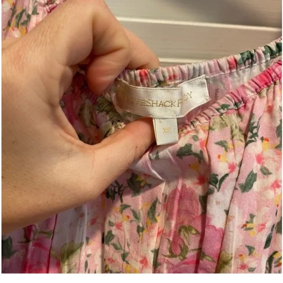 NWOT XS LoveShackFancy Vernon Floral Maxi Dress Pink floral - Picture 6 of 14